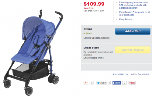 maxi cosi stroller canada