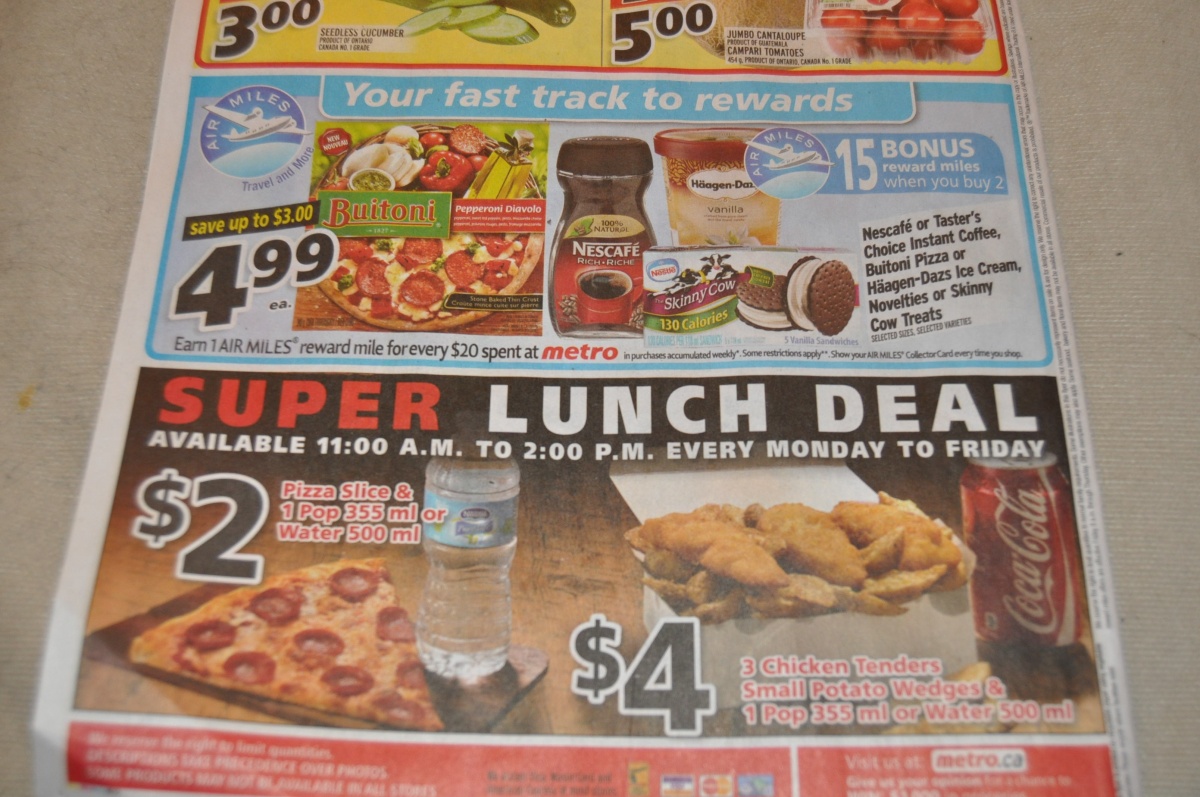 metro canada lunch deal
