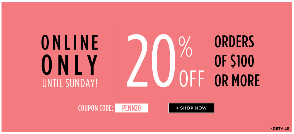 Penningtons Canada Coupon Codes: 20% Off Orders Of $100 + Buy 1 Get 1 