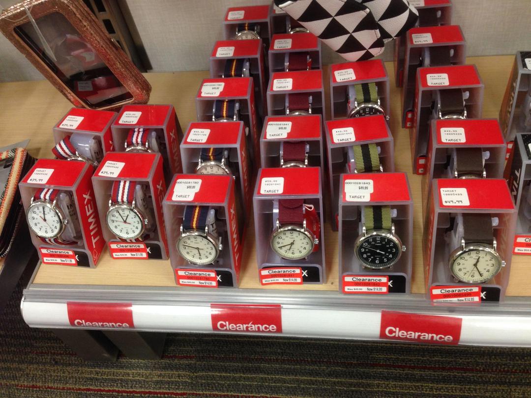 target canada timex watch clearance