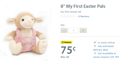 8 inch easter lamb walmart clearance deal sale