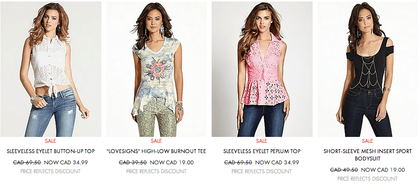 Guess Canada Offers: Save An Extra 40% Off Women's & Men's Styles And ...