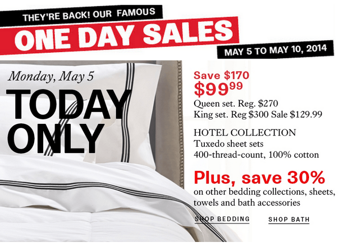 Hudson's Bay Mother's Day Sale