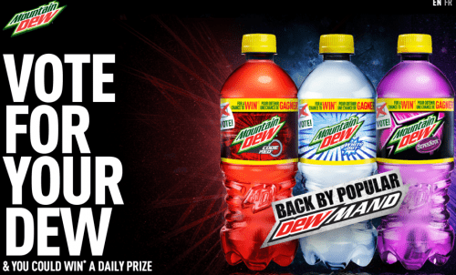 Mountain Dew Canada Contest