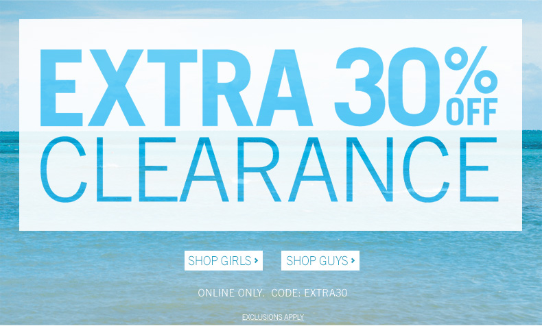 aero 30 off clearance