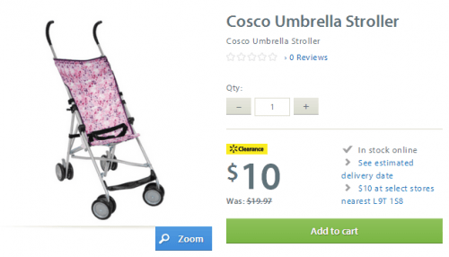 cheap umbrella stroller canada