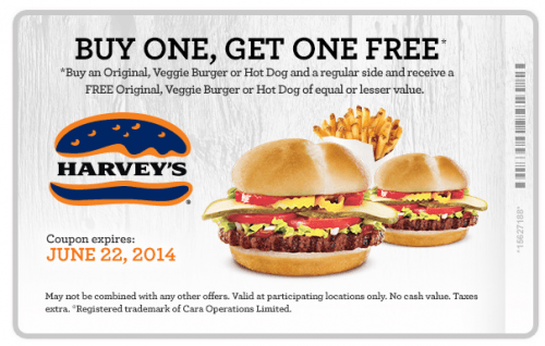 harveys coupon
