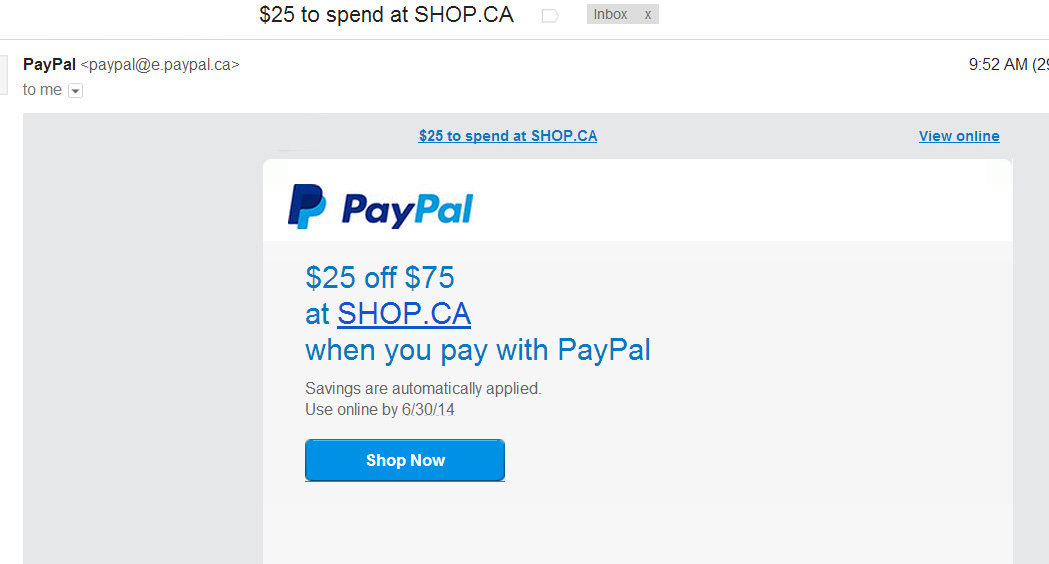 paypal account login canada