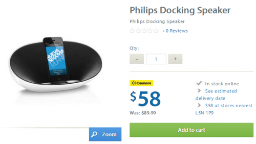 philips docking speaker