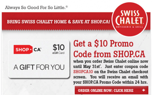 swiss chalet shop.ca