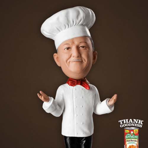 Chef Boyardee Canada Facebook Giveaway Win A FREE Exclusive Bobblehead   Chef Boyardee 500x500 