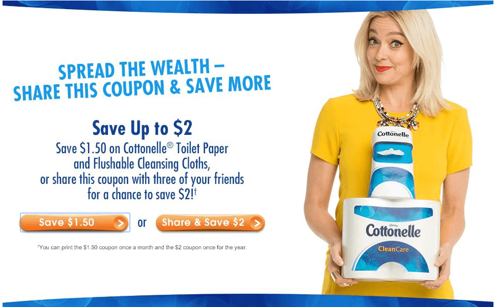 Cottonelle Canada Printable Coupon: Save up to $2 Off Cottonelle