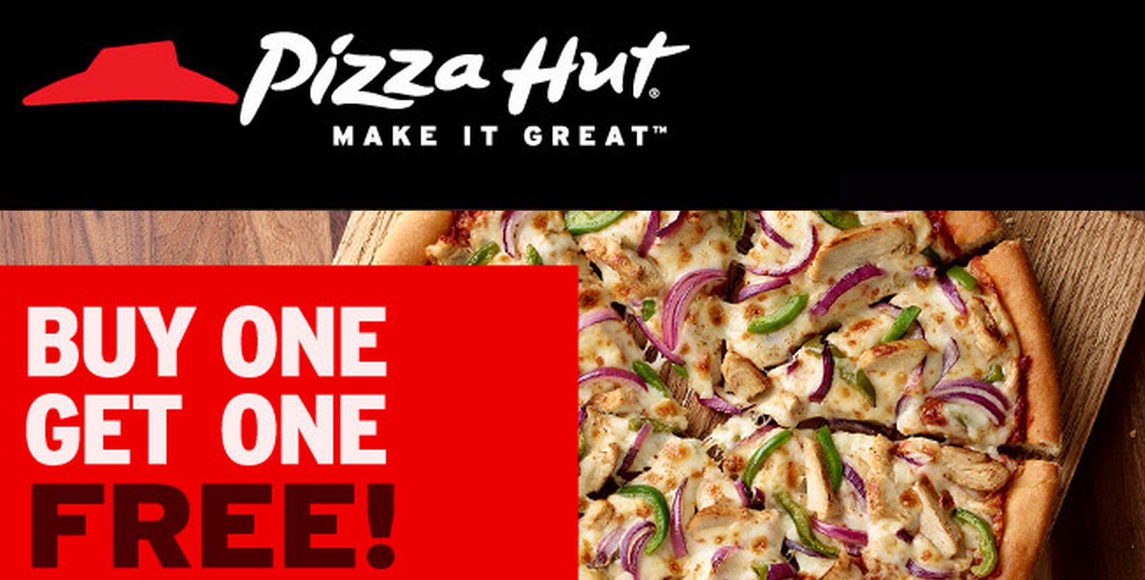 Pizza Hut Canada Promo Codes Buy 1 Pizza Get 1 Free *HOT Coupon Codes