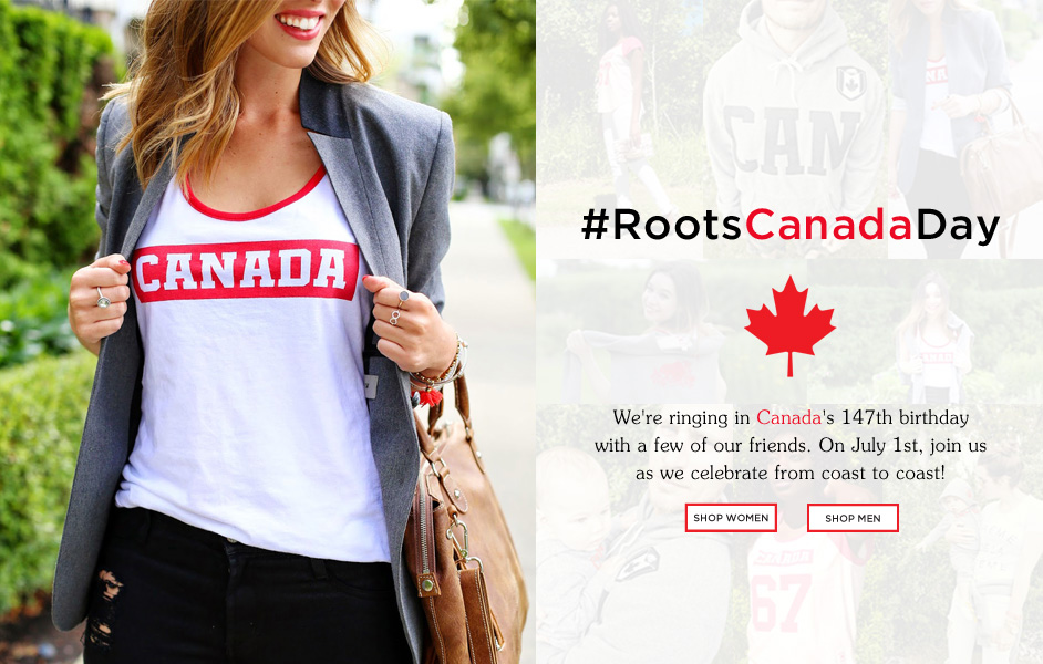 Roots Canada Day Promotion and Freebie Free Shipping with No Minimum
