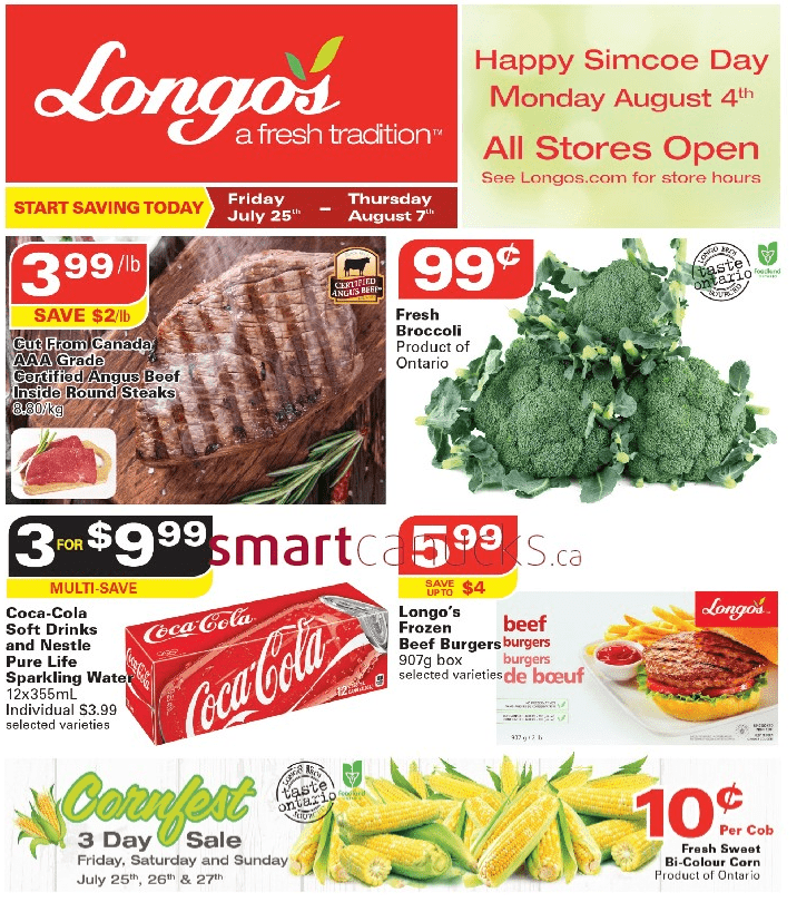 Longo s Flyer July 25 to August 7