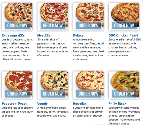 dominos toppings menu