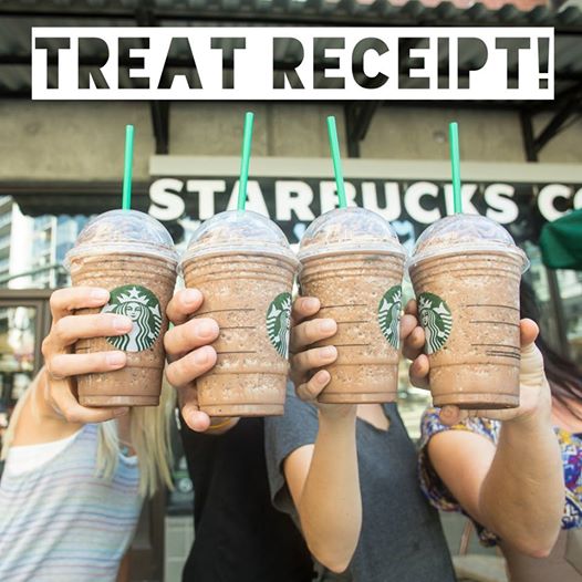 Starbucks Treat Receipt