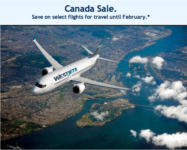 WestJet Canada Sale