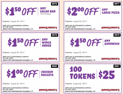 chuckecheese coupon