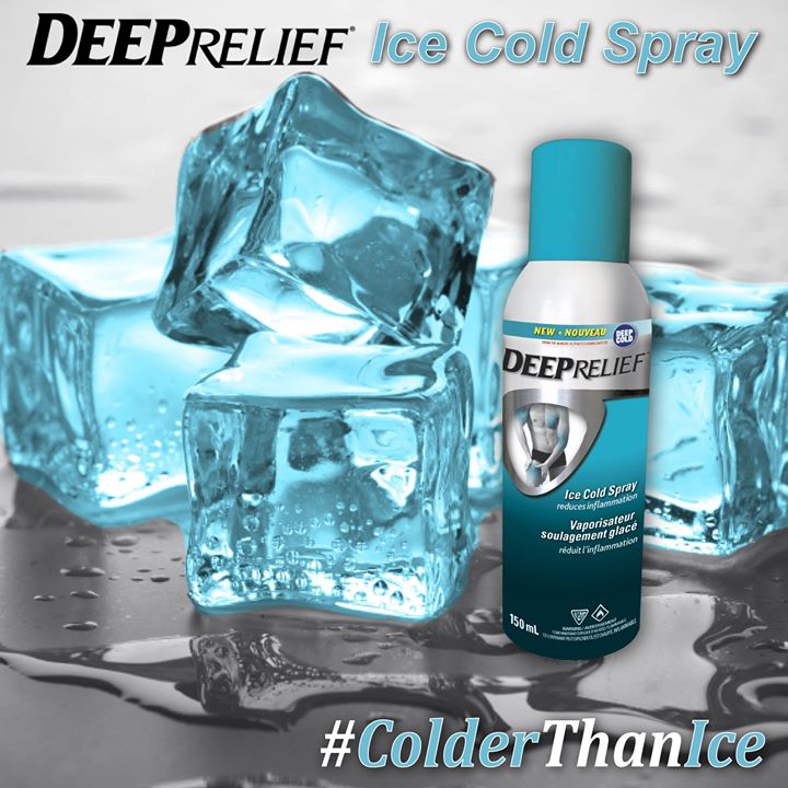 Deep Relief Canada Facebook Giveaway Win A Free Deep Relief Ice Cold Spray Canadian Freebies