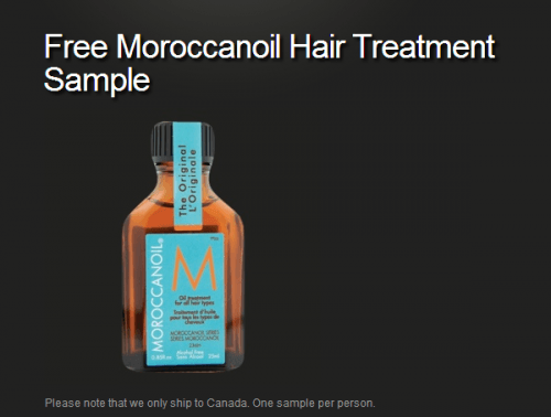 morrocanoil free sample