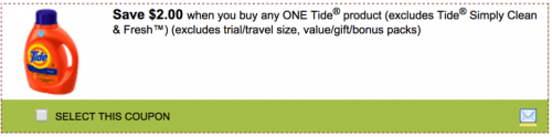 SmartSource Canada Coupon for any Tide product