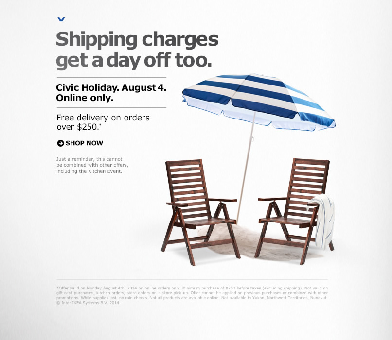 IKEA Canada Offers FREE Shipping On Orders Over 250 Today Only
