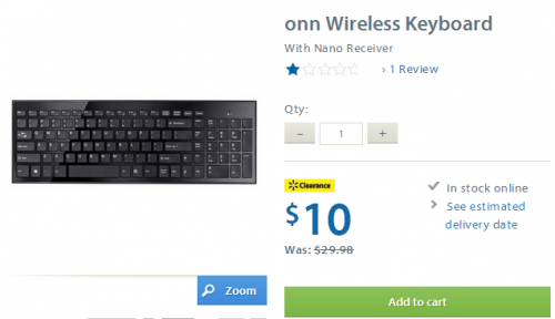 onn wireless keyboard