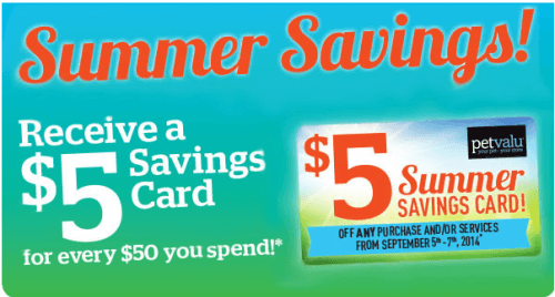 pet valu summer savings