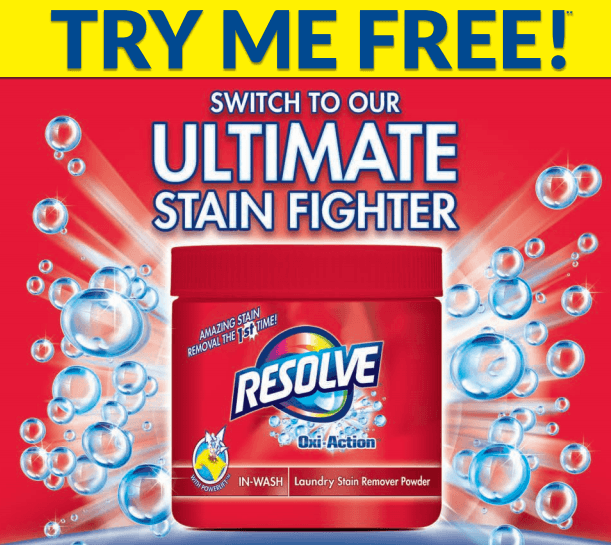 Mail In Rebate Resolve Oxi Action Laundry Stain Remover Canadian 