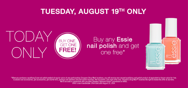 shoppers one day essie