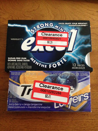target clearance gum
