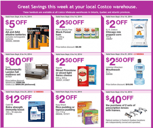 Costco Canada Weekly Instant Handouts Coupons/Flyers For Eastern ...