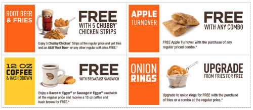 A&W Restaurant Canada Printable Coupons: FREE Root Beer ...