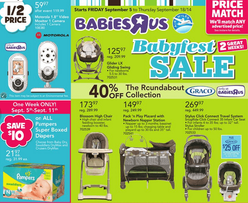 Babies R Us Canada Babyfest Sale: Lots 
