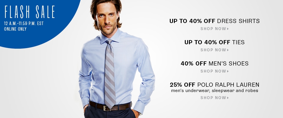 Hudson's Bay Canada Online Flash Sale: Save up to 40% Off Men's Dress ...