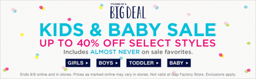 kids and baby sale