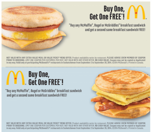 McDonalds Canada Printable Coupons New Coupons Added for British