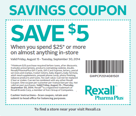 rexall coupon