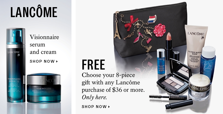 Hudsonâ€™s Bay Canada Offers: Get a FREE 8 Piece Lancome 