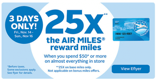 Rexall Pharmaplus: 25x Air Miles When You Spend $50 + Many Air Miles ...