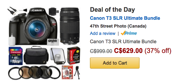 Amazon Canada One Day Deal