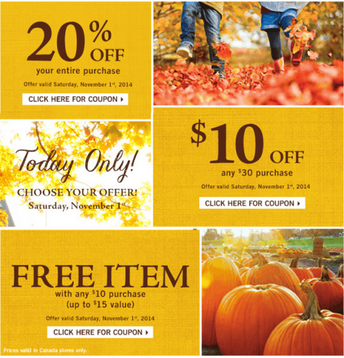 Bath & Body Works Canada Coupons