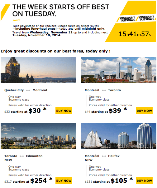 Via Rail Canada’s Tuesday Discount Offers Toronto Montreal For 39