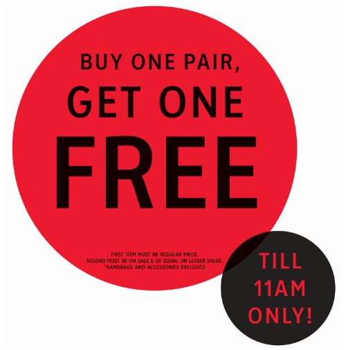 buy one get second half price shoes