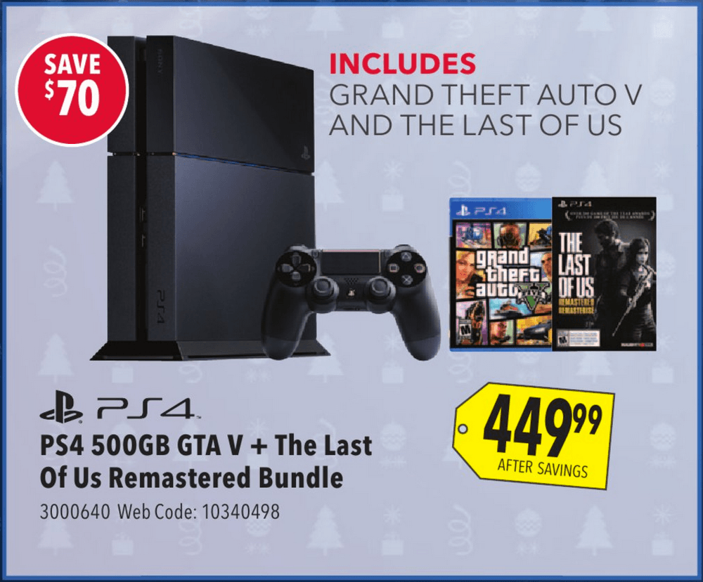 Black friday deals canada ps4