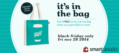 DAVIDsTEA Black Friday 2014 Promo: Get a FREE Holiday Canvas Bag When You Spend $30 | Canadian ...