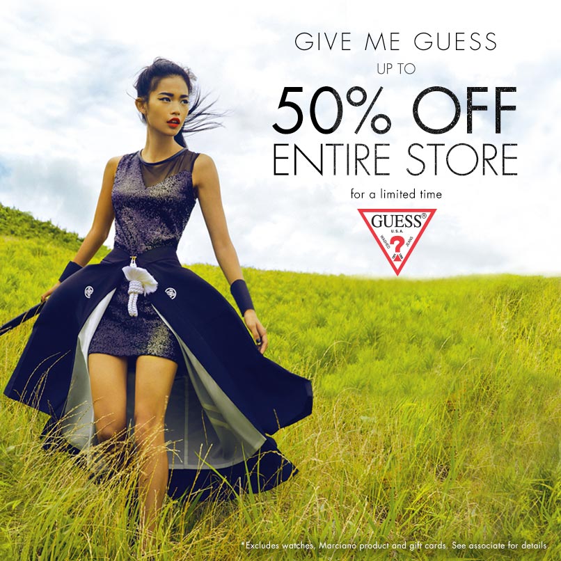 Guess Canada Black Friday 2014 Sale: Save 30% Off Regular Priced Items and Save 50% Off Sale ...