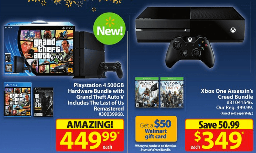 walmart black friday playstation 4