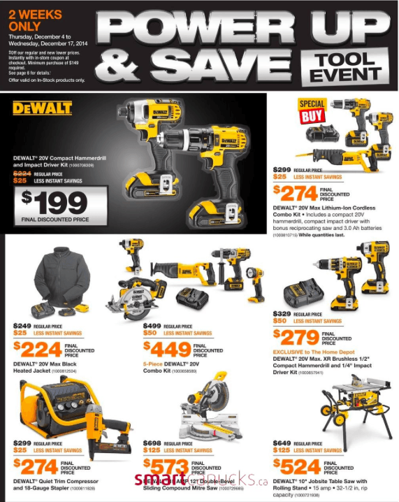 The Home Depot Canada Weekly Deals Get Artificial Christmas Trees For